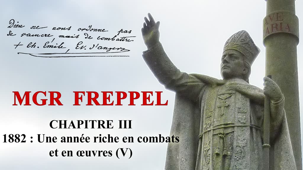 Chapitre III : 1882 : Une année riche en combats et en œuvres (V).