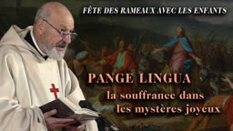 “ Pange Lingua  ”, la souffrance dans les mystères joyeux.