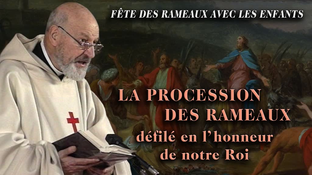 La procession des Rameaux, défilé en l’honneur de notre Roi.