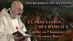 La procession des Rameaux, défilé en l’honneur de notre Roi.