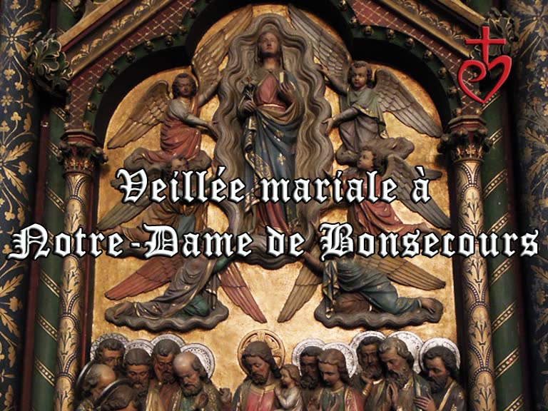 Veillée mariale à Notre-Dame de Bonsecours.
