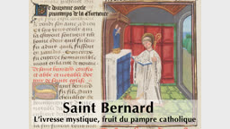 Saint Bernard : l’ivresse mystique, fruit du pampre catholique.