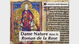 Jongleries : Dame Nature dans Le Roman de la Rose.