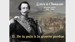 II. De la paix à la guerre perdue.