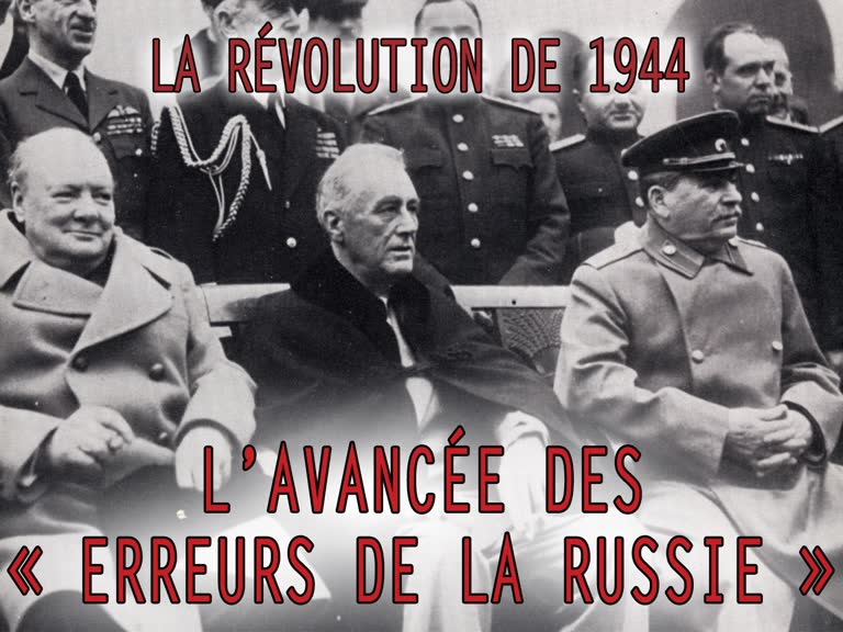 L’avancée des « erreurs de la Russie ».
