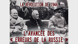 L’avancée des « erreurs de la Russie ».