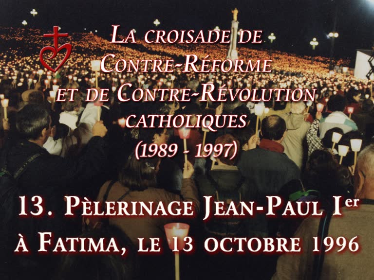 Pèlerinage Jean-Paul Ier Fatima, le 13 octobre 1996.