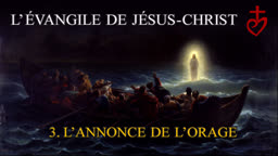 L’annonce de l’orage.