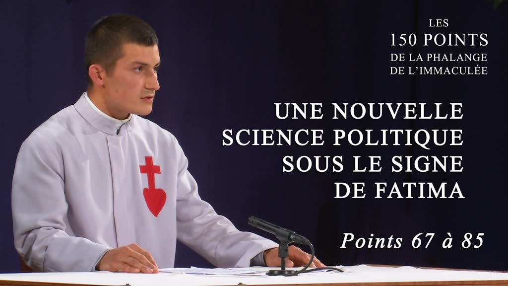 Conférence : Une nouvelle science politique sous le signe de Fatima.