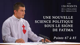 Conférence : Une nouvelle science politique sous le signe de Fatima.