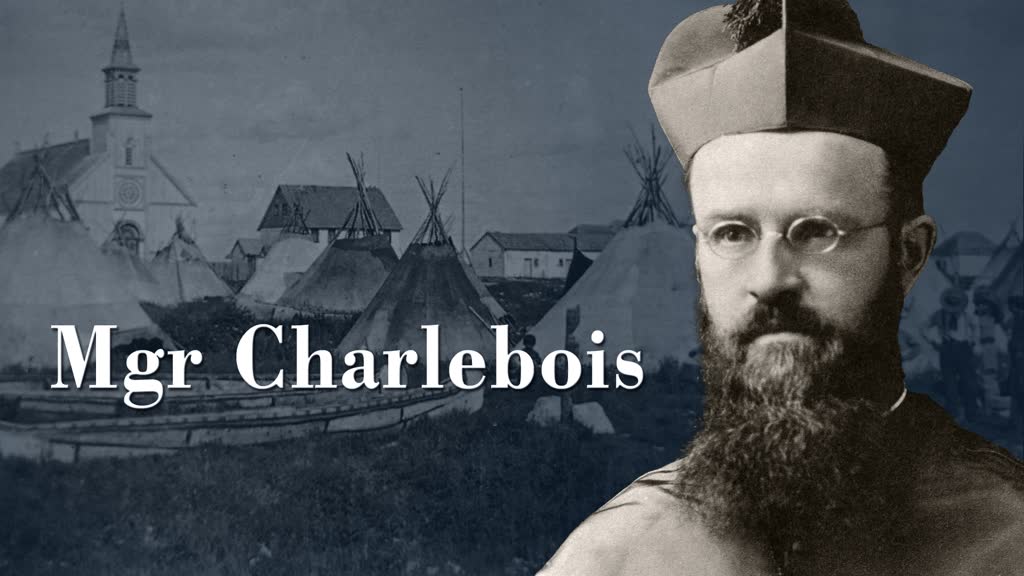 Mgr Charlebois
raconté aux enfants