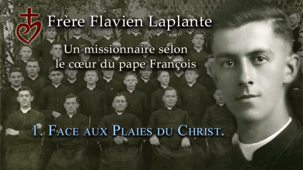 Face aux plaies du Christ.