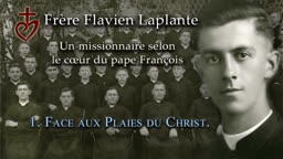 Face aux plaies du Christ.