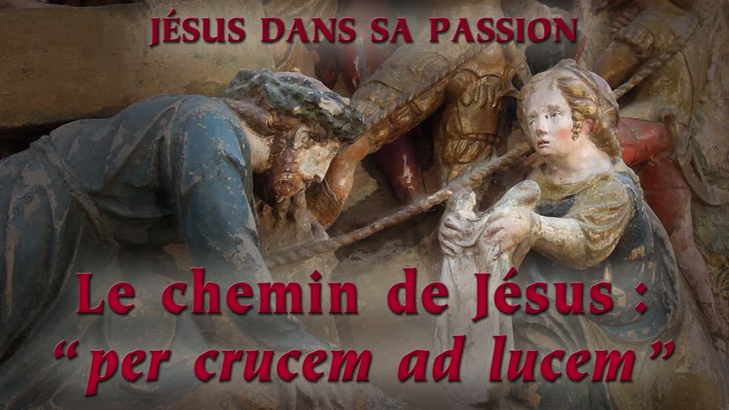 Le chemin de Jésus : “ Per crucem ad lucem  ”.