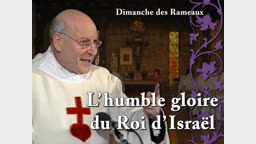 Sermon de la messe :  L’humble gloire du Roi d’Israël.