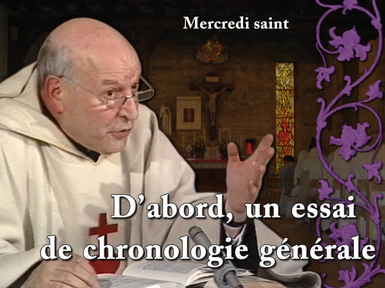 D’abord, un essai de chronologie générale.