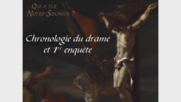 Chronologie du drame et 1re enquête.