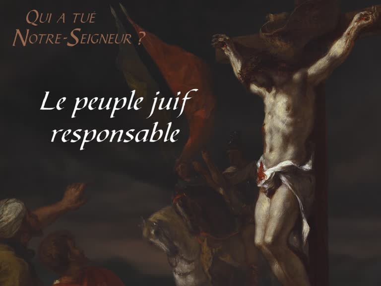 Le peuple juif responsable.