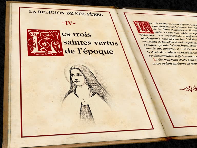 Les trois saintes vertus de l’époque.