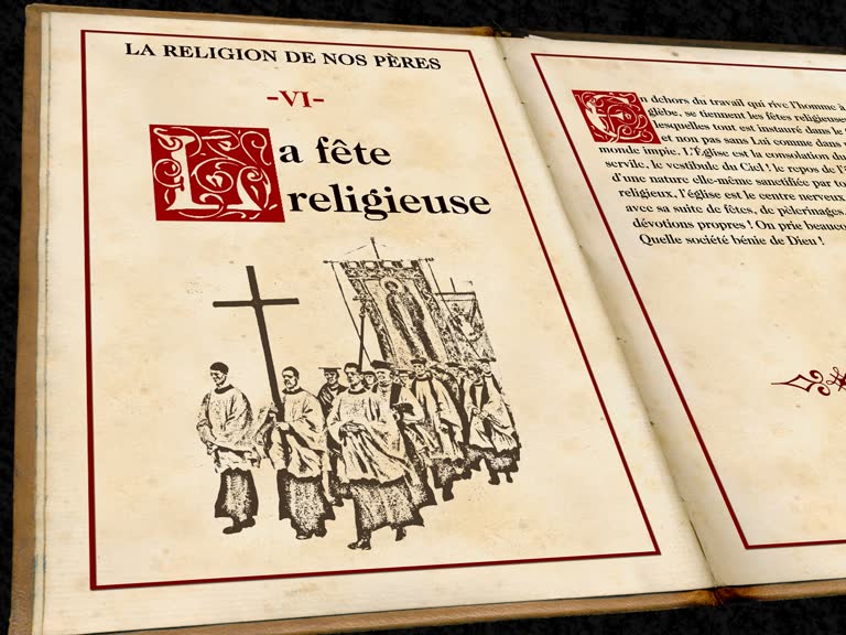 “ La fête religieuse ”.