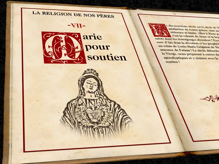 “ Marie pour soutien ”.
