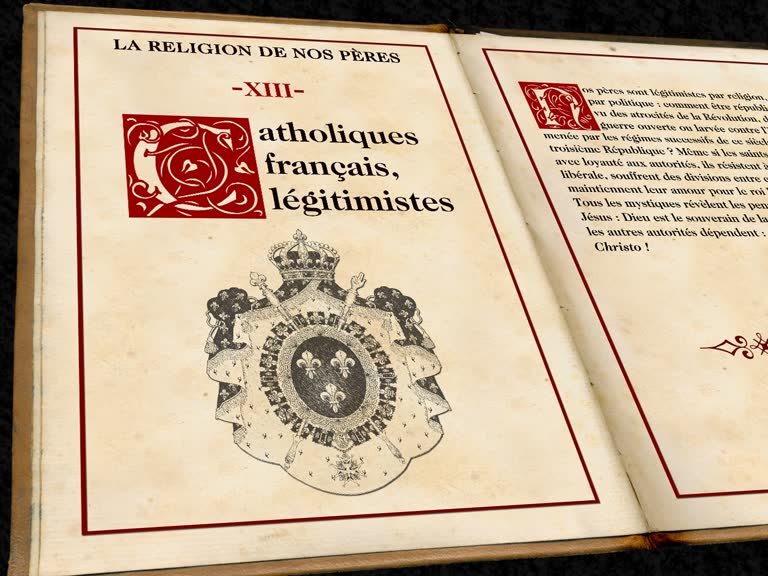 Catholiques français, légitimistes.