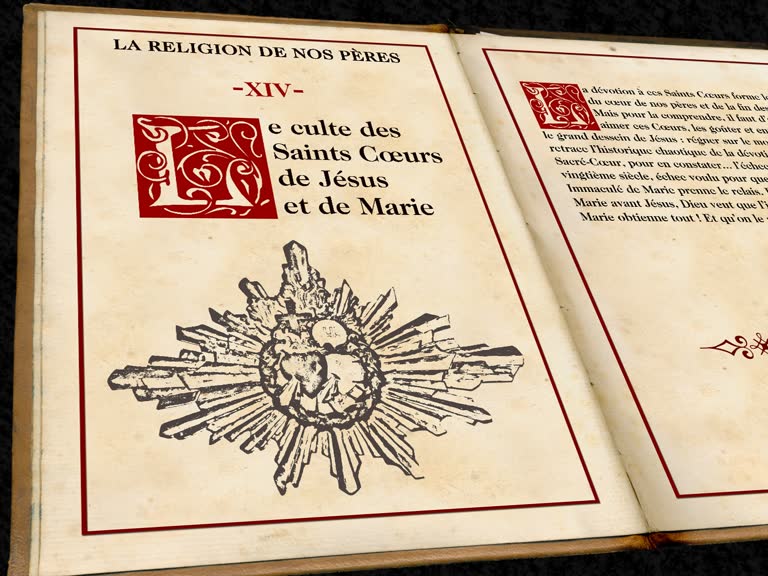 Le culte des Saints Cœurs de Jésus et de Marie.