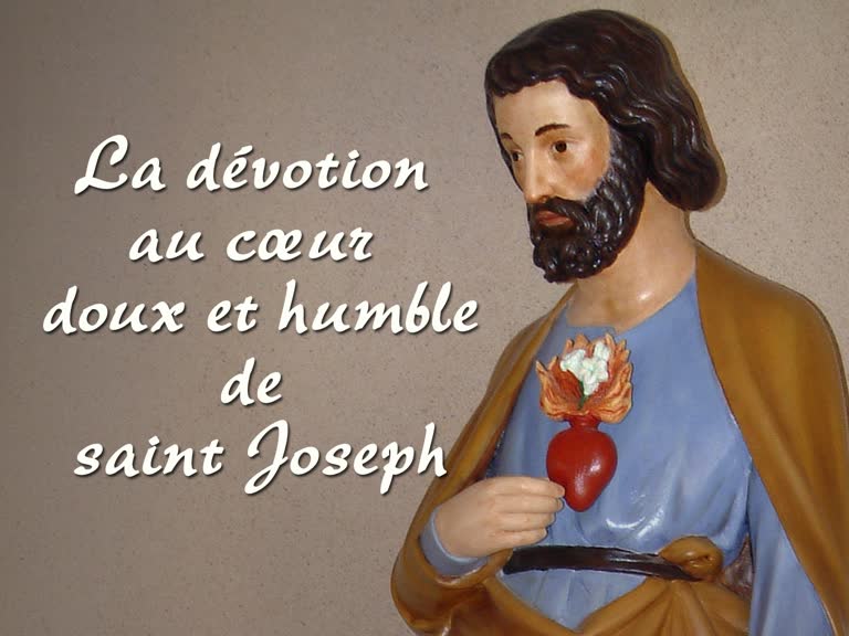 La dévotion au cœur doux et humble de saint Joseph.