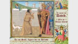 Le roi Saül, figure du roi Hérode.