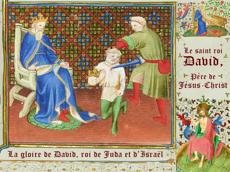 La gloire de David, roi de Juda et d’Israël.