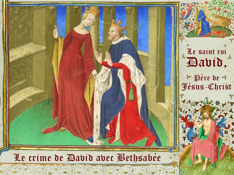 Le crime de David avec Bethsabée.