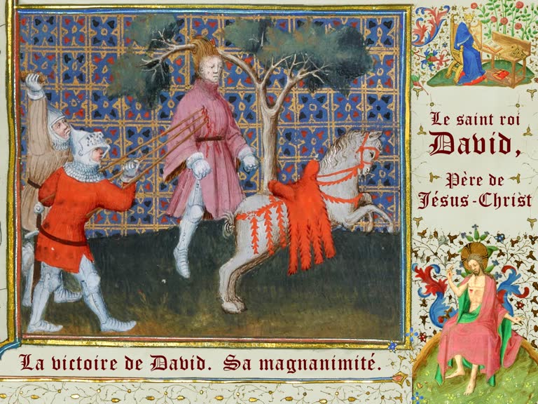La victoire de David. Sa magnanimité.