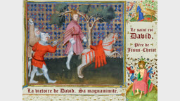La victoire de David. Sa magnanimité.