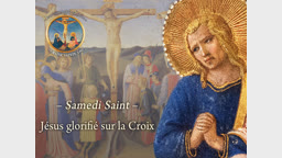 Jésus glorifié sur la Croix.