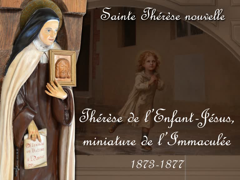 Thérèse de l’Enfant-Jésus, miniature de l’Immaculée (1873-1877).