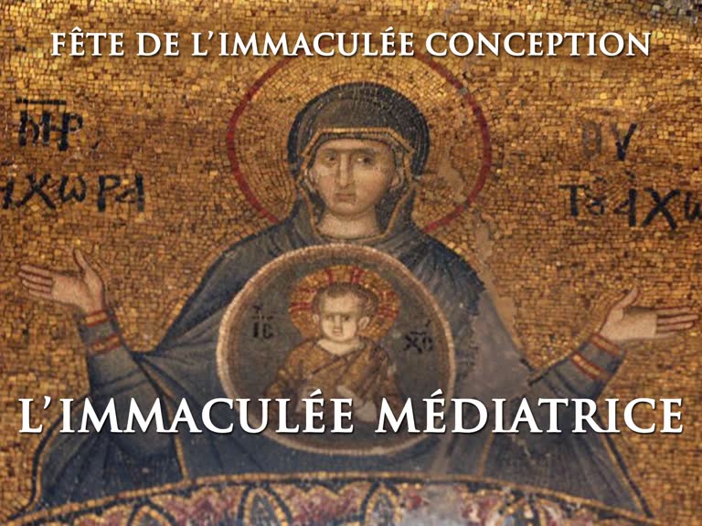 Fête de l’Immaculée Conception : l’Immaculée Médiatrice