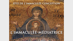 Fête de l’Immaculée Conception : l’Immaculée Médiatrice