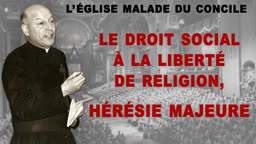 Le droit social à la liberté de religion,
hérésie majeure